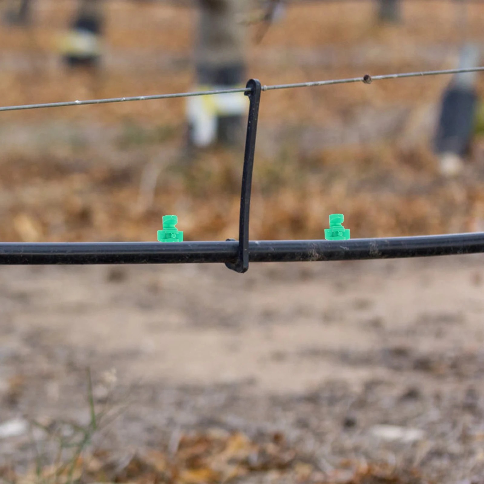 

100 шт. распылительная насадка для орошения, сельскохозяйственный опрыскиватель, прочный пластик, 180-градусный разъем для воды, садовые фрукты