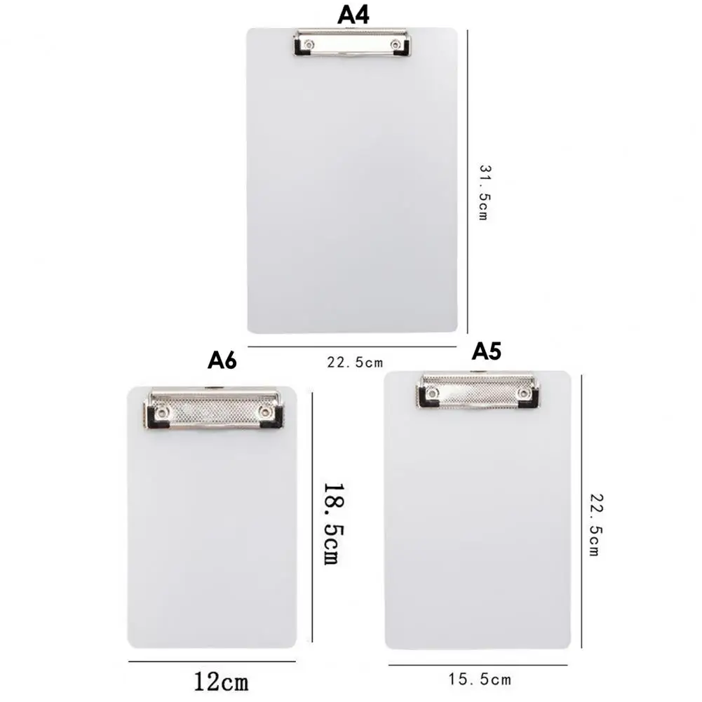 2Pcs File Splint Rounded Corner Clamping Force Telescopic Hook Smooth Writing Bending-resistant A5/A6/A4 Stationery File Sorter