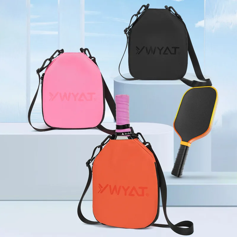 Unisex Professional Pickleball Paddle Bag, Student Crossbody Sports Racket Storage Pouch, Waterproof Breathable Comfortable Bag