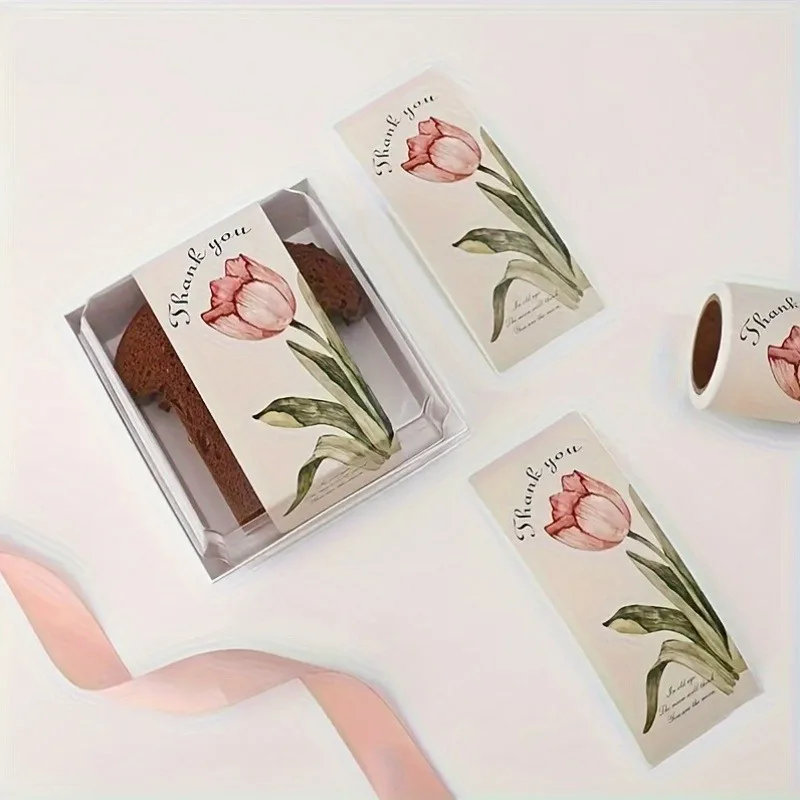 15x6cm English Quote Thank You Stickers Self Adhesive Seal Labels for Gift Wrapping Shipping Box Envelope Packaging Decor