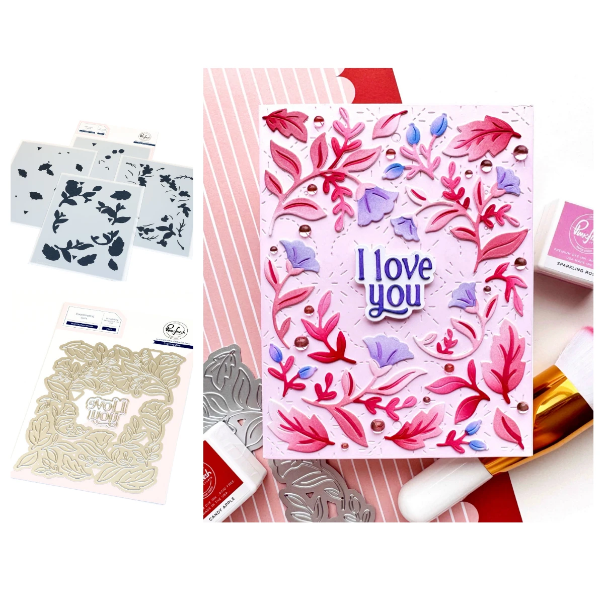 

New Metal Cutting Dies Template Spring Wild Meadow Wreath Dies Stencil DIY Scrapbooking Stamp Greeting Card Diary Decor Handmade