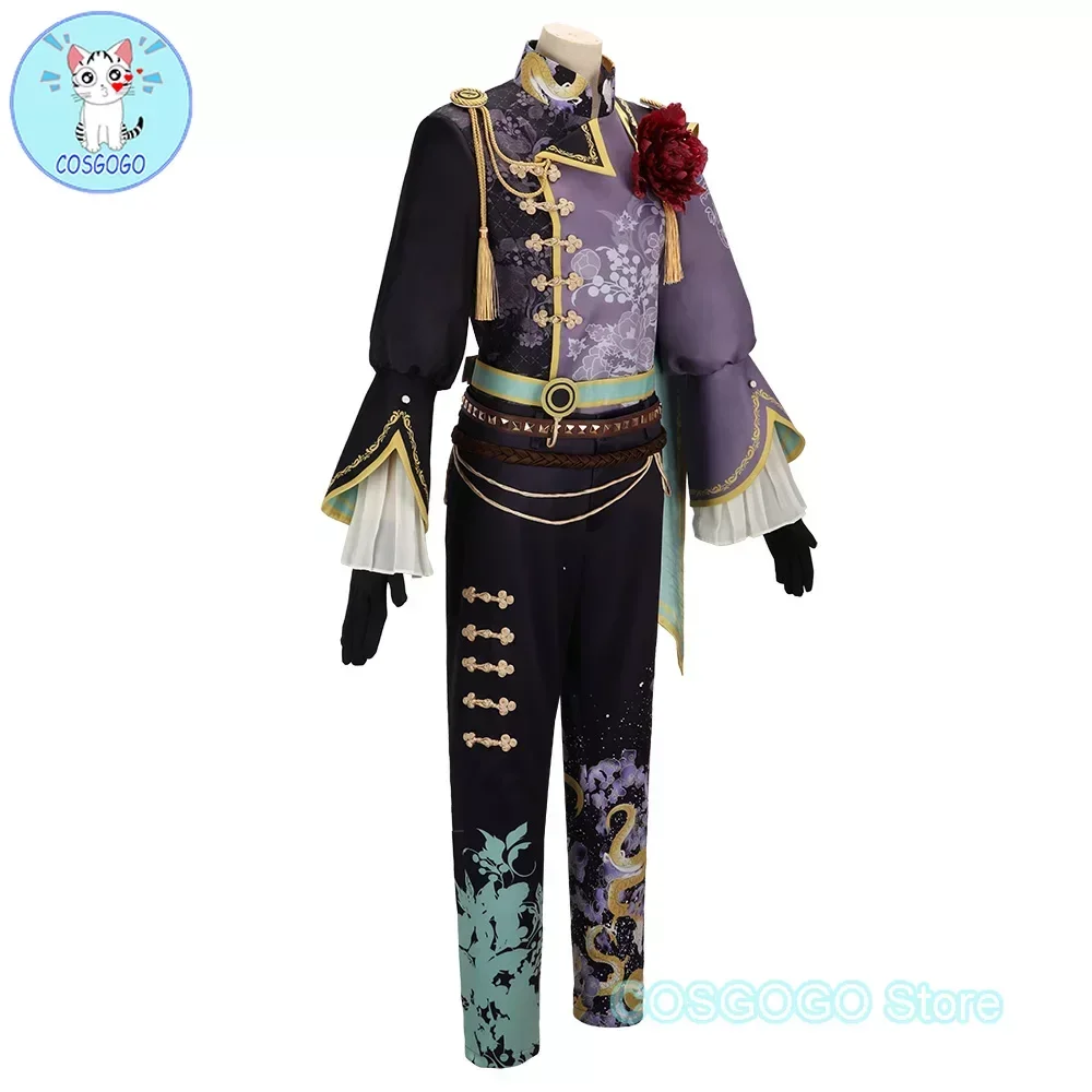 COSGOGO [Customized] Game IDOLiSH7 Zool Mido Torao Costume Halloween Outfits Women Men Black White Duel Costume