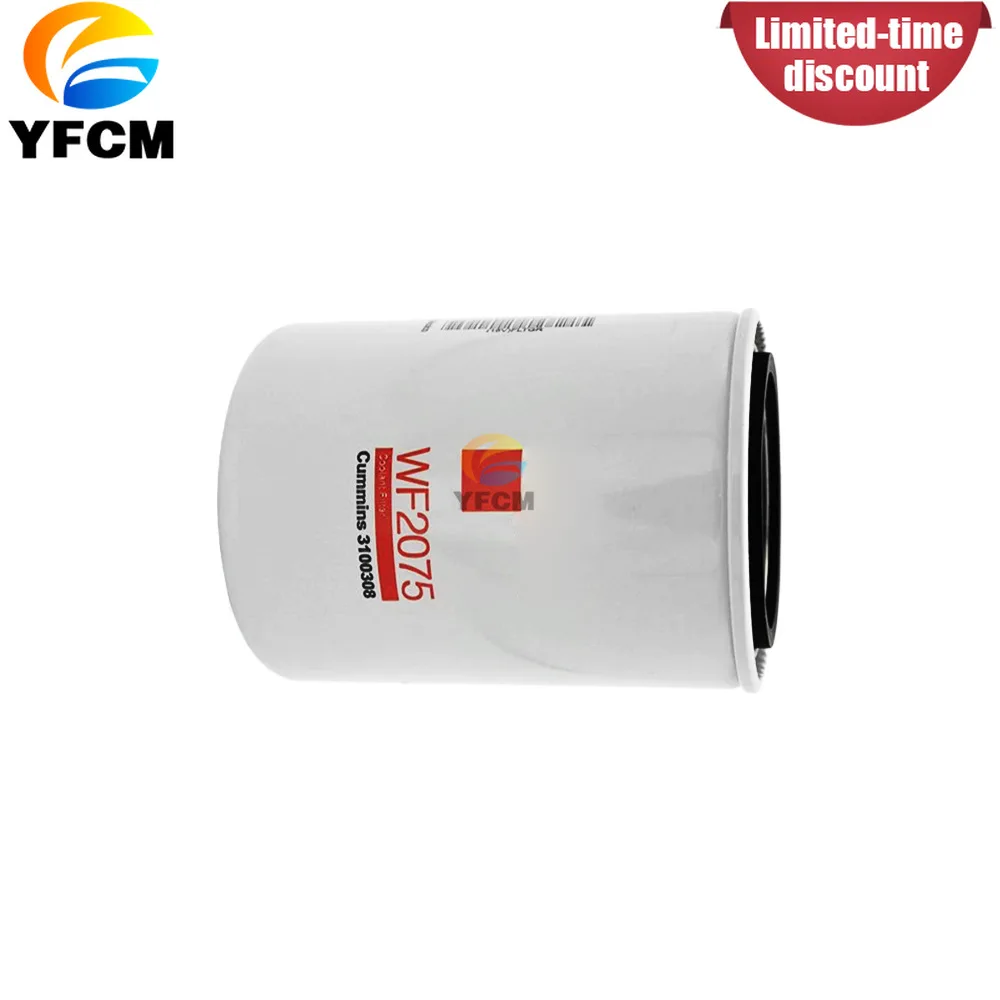 1 PCS WF2075 71370797 Spin-On Water Coolant Filter for Truck Heavy Equipment Generator