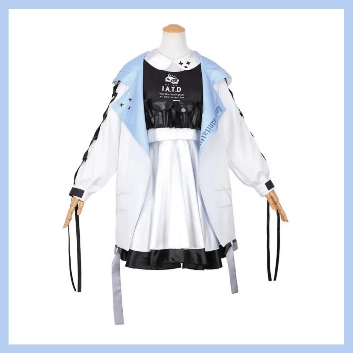 Anime Game Blue Archive Hakari Atsuko Cosplay Costume Project MX Wig Hooded Coat Hoodie Adult Woman Sexy Leisure Party Suit