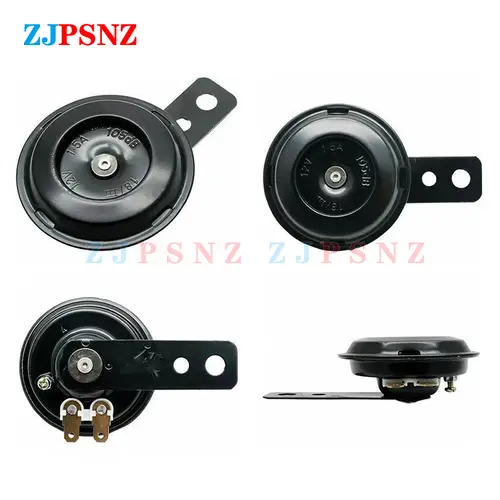 Universal Scooter Horn 6V 12V 24V 36V 48V 60V 72V E-Bikes Motorcycle Electric Horn Kits 110db Waterproof Round Loud Horn Speaker - Image 4
