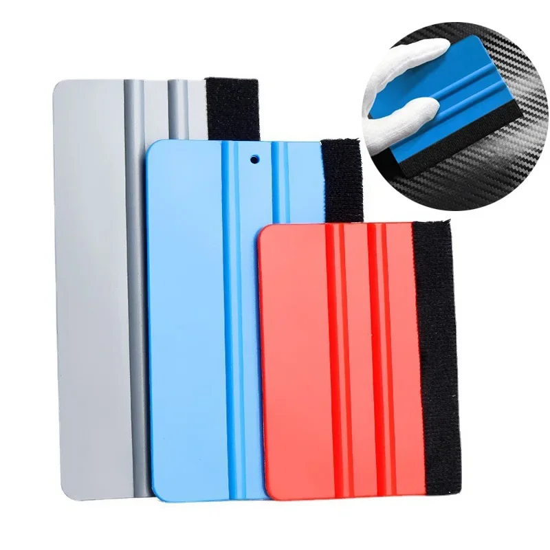 

1Pc Auto Styling Felt Edge Vinyl Squeegee Car Vinyl Scraper Vehicle Window Tint Film Wrapping Squeegee Applicator Tool