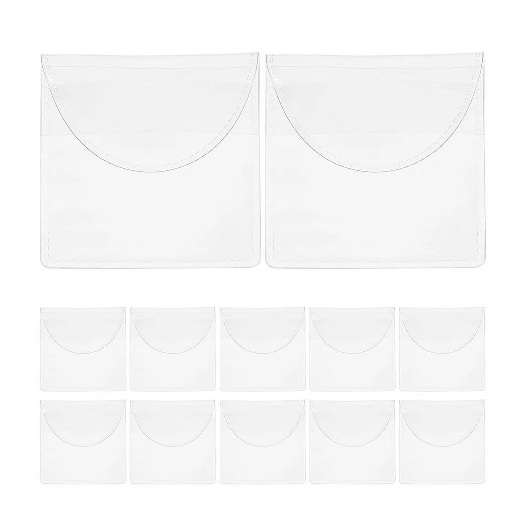 50 Pcs Storage Bag Collection Supplies Clear Pouch Favorites Holder Commemorative Cover Transparent Pockets Sleeve