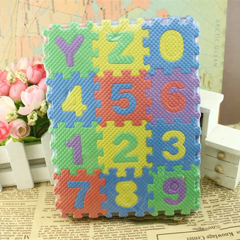 Baby Alphanumeric Foam Puzzle Floor Mat Together Baby Educational Toys Gift Safe And Durable Children\'S Photography Accessories