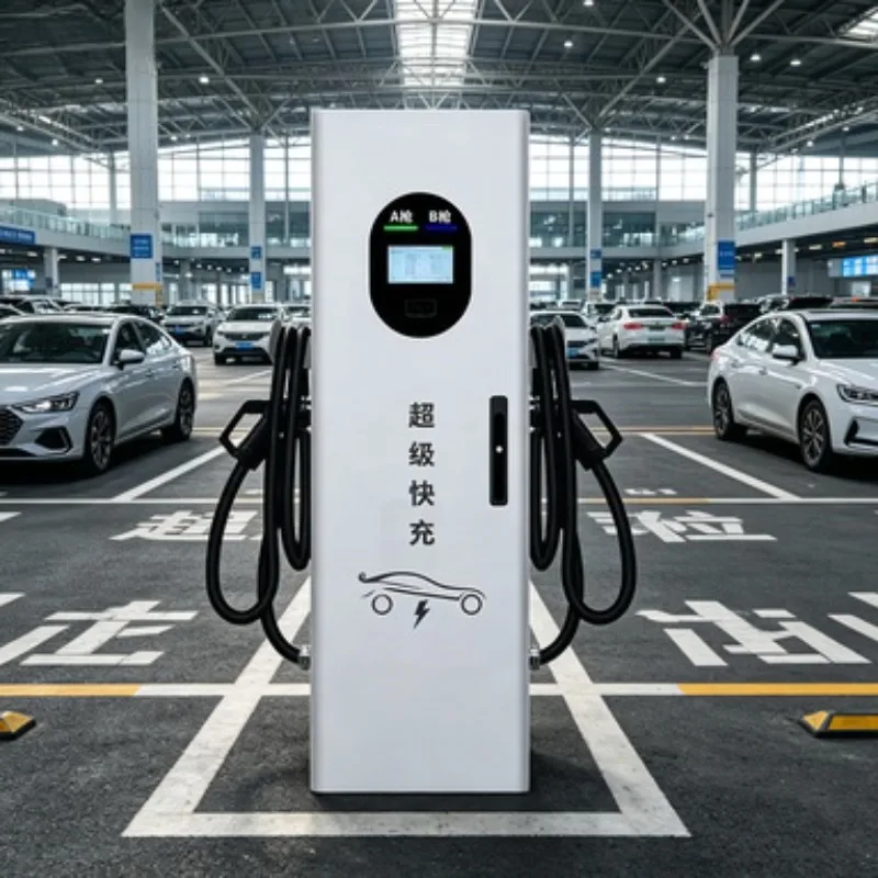 Nanclee 160kW 180kW Commercial DC Fast Charger Double Gun CCS2 GBT Floor Mounted EV Charging Station CE for Motorway
