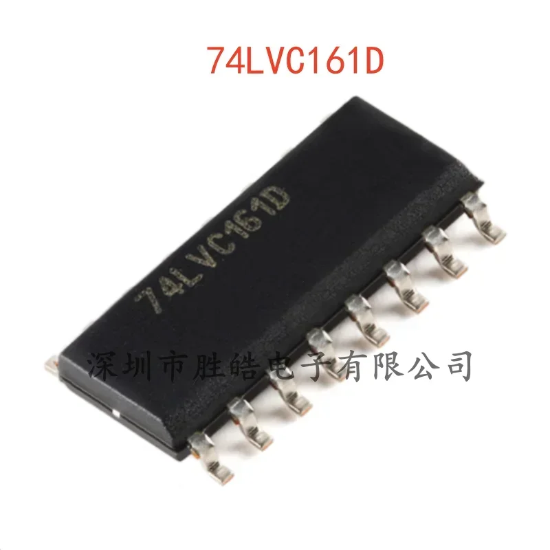 

(5PCS) NEW 74LVC161D 118 161D Preset Synchronizes 4-Bit Binary Counters Asynchronous Reset SOIC-16 Integrated Circuit