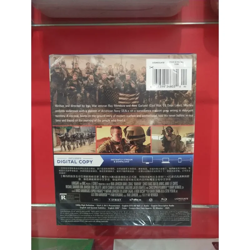 Warfare Blu-ray Disc BD High Definition Movie Collection for Home Theater Entertainment System