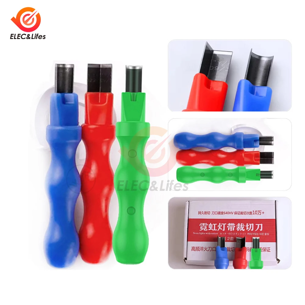 Luz de neón LED dividida, cortador de arco redondo de ángulo recto, herramienta de mano, cuchillo de talla, accesorios de tira de silicona suave, herramienta de carpintería