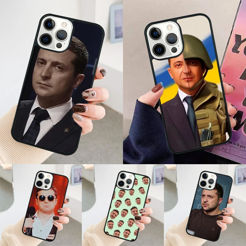 Ukraine Volodymyr Zelensky phone case Cover For iPhone 14 15 16 Pro Max SE coque For apple 11 12 13 Pro Max Mini 7 8 Plus