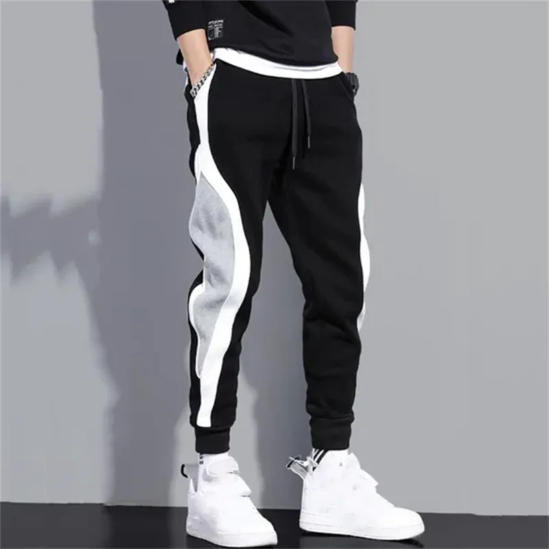 Pantaloni sportivi casual da uomo/donna Colori contrastanti Pantaloni da jogging versatili Abbigliamento da uomo Pantaloni da donna Jogger Hombre Gym