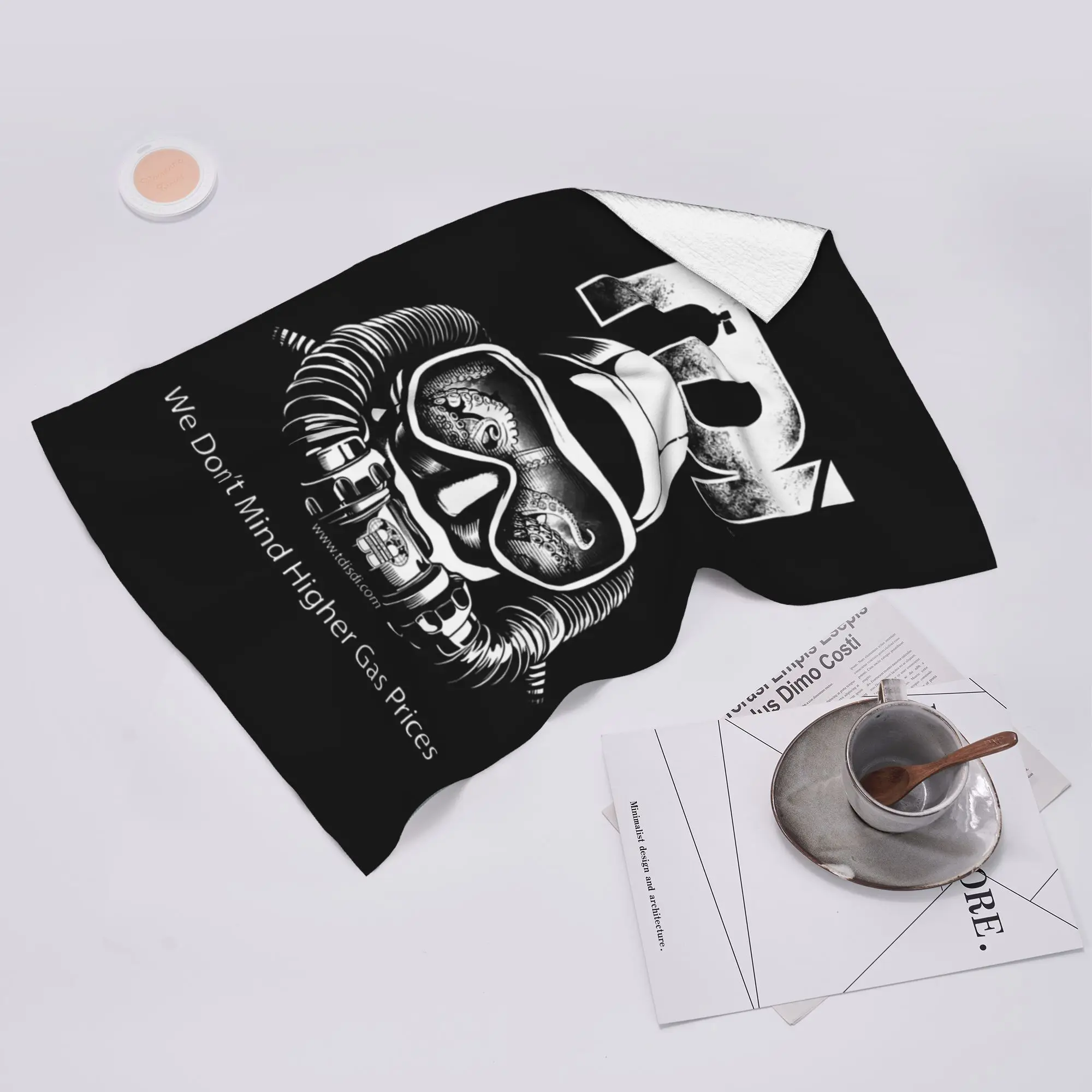 Custom Dive Scuba Diving - Helmet Basic Soft Face Towel Quick Dry Pool Bath Cotton Towels Breathable