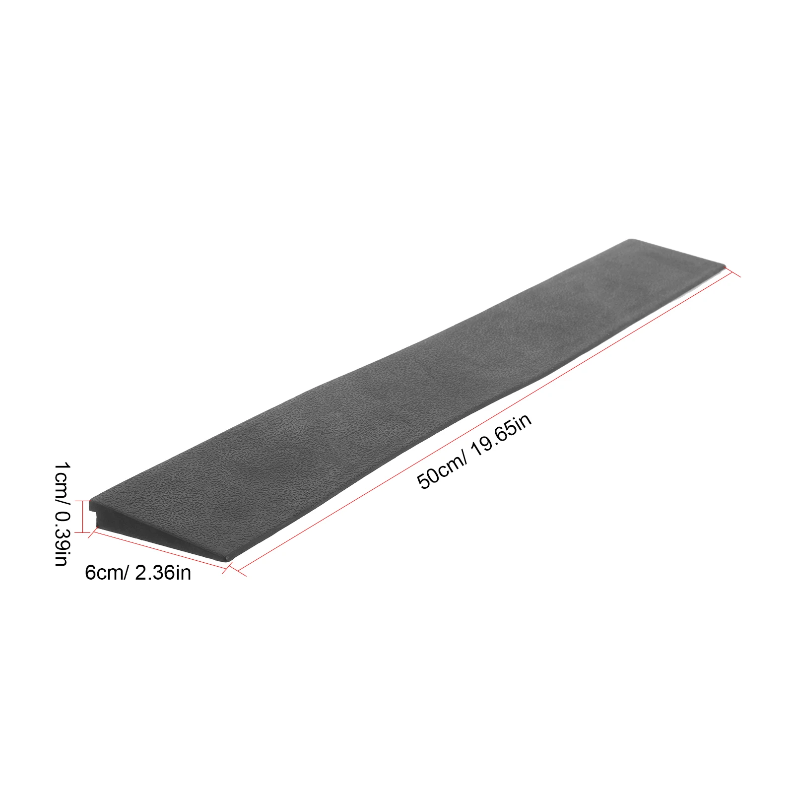 ยางเกณฑ์ Ramp เครื่องดูดฝุ่นหุ่นยนต์ Rise พลาสติก PVC แผนที่ลาด Ramp Pad แบบพกพา Carsssss Step Uphill สามเหลี่ยม Mat