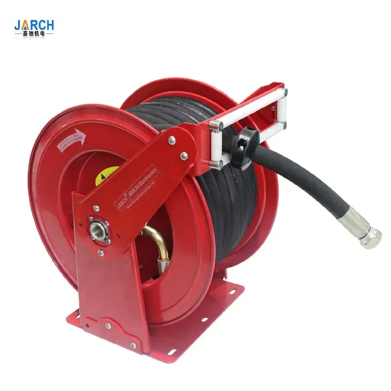 Hydraulic hose reel rack retractable fuel delivery reel fuel hose reel