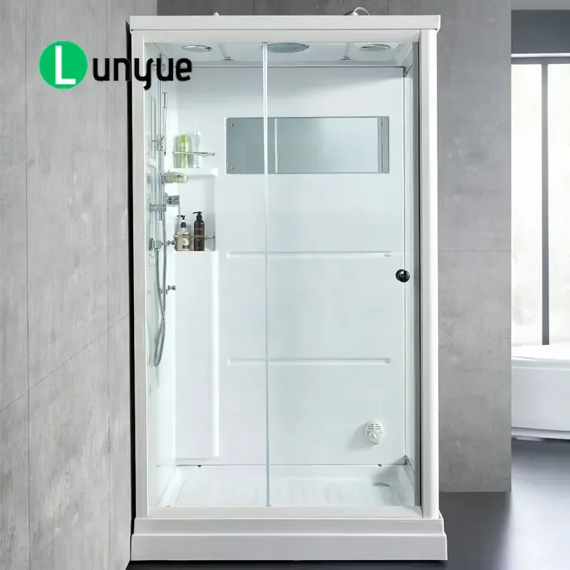 Fitness Spa Jet Massage Shower Sauna Steam Hammam Cabin for Home Wellness Relaxation Hydrotherapy Durable Compact Design