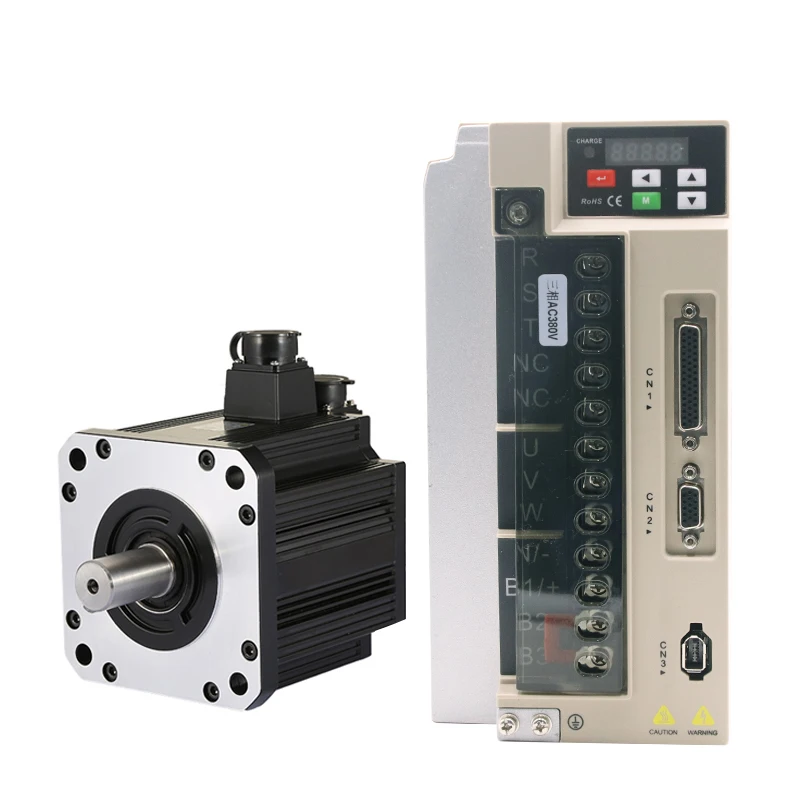 

Exempt from postageSihengmotor factory CE Quality 180SFM-E27015 3phase 4.3kw 27nm 380V Driver AC Servo Motor for Embroidery