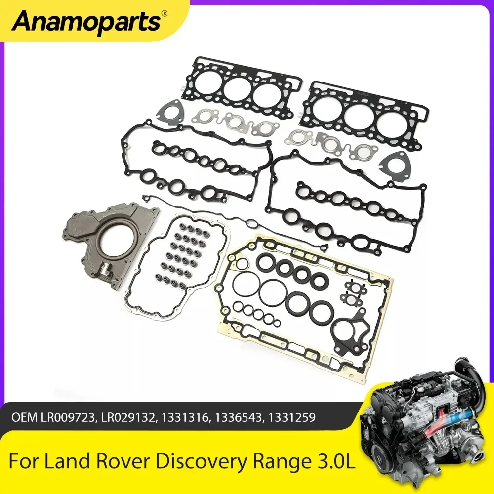 Engine Part Cylinder Head Gasket Kit Fit 2.7L V6 For Land Rover Discovery Range Rover Sport 2.7L 276DT TDV6 LR009723 04-15