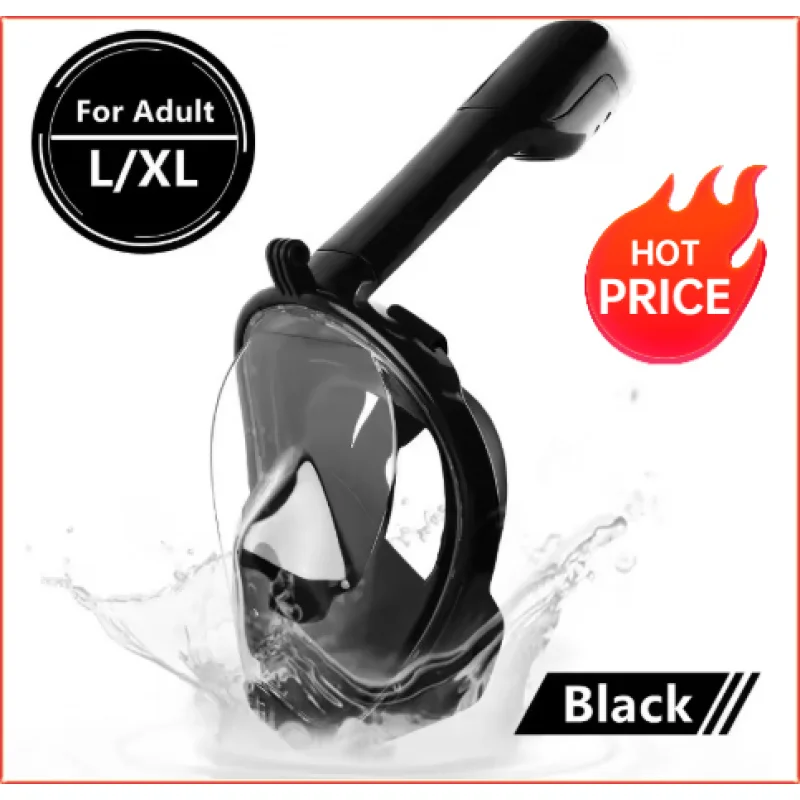 Underwater Scuba Anti Fog Full Face Diving Mask Snorkeling Respiratory Masks Safe Waterproof Swimming Equipment for Adult
