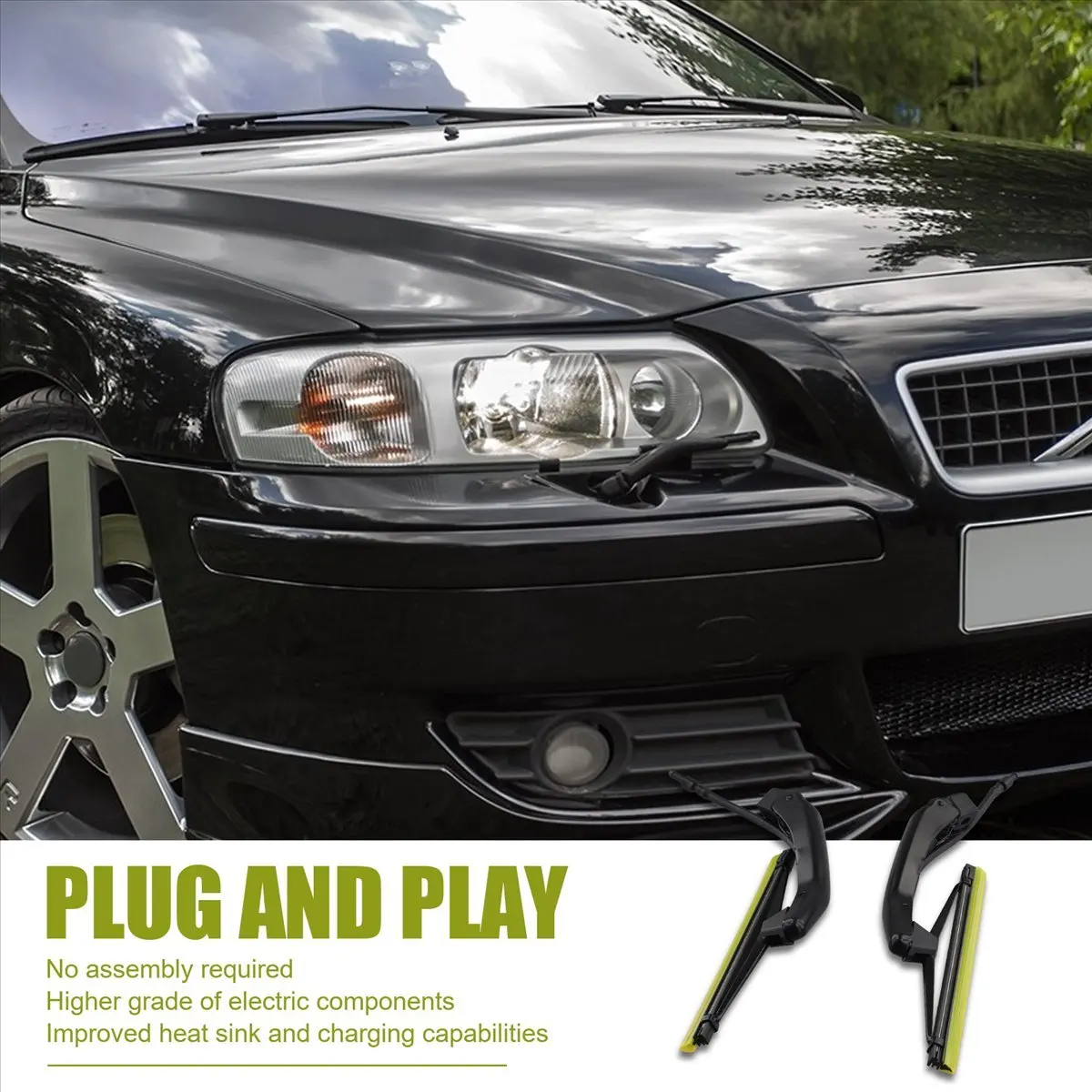 New Headlight Wiper RH+LH For Volvo 960 S80 S90 V90 Main in Car Light