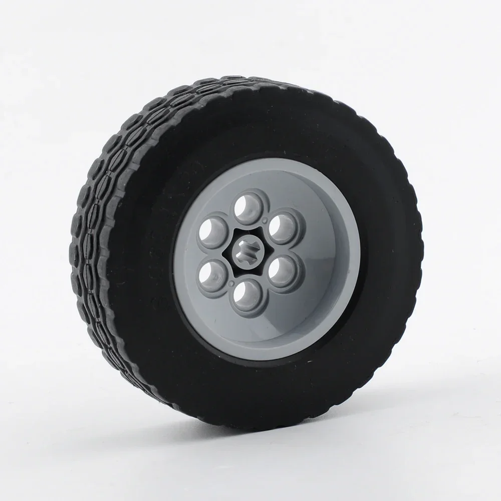 2PCS/4PCS/8PCS 62.4*20mm Cars Wheels Moc Building Blocks Tires + Wheels Technology Bricks Modified DIY Assembled Model Toy Parts