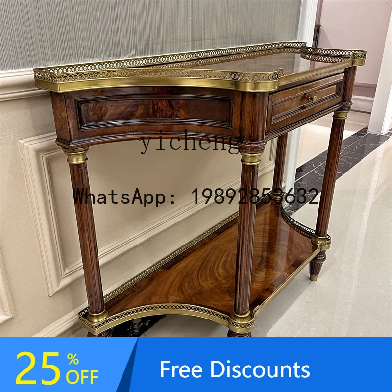 

Entrance Cabinet Solid Wood Small Storage Rack Narrow Cabinet Entrance Hall Cabinet