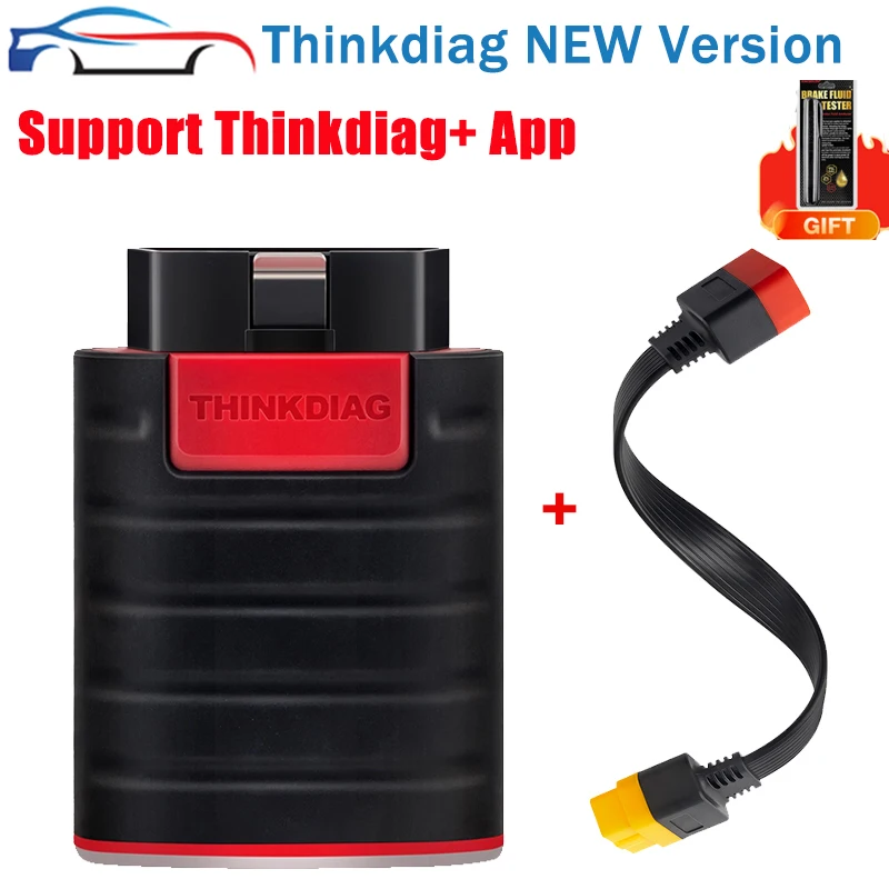 THINKCAR Thinkdiag HOT Version All System Diagnostic Tool 16 Resets Service ECU Coding Active Test OBD2 Scanner 1 Year Free