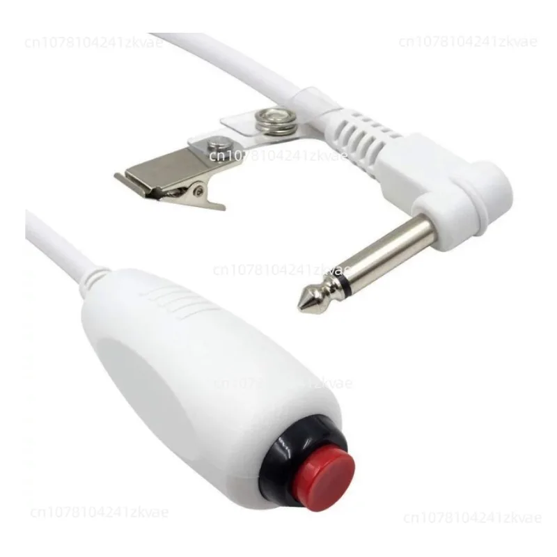 Cable 6.35mm Line Nurse Call Device Emergency Call Cable with Push Button Switch