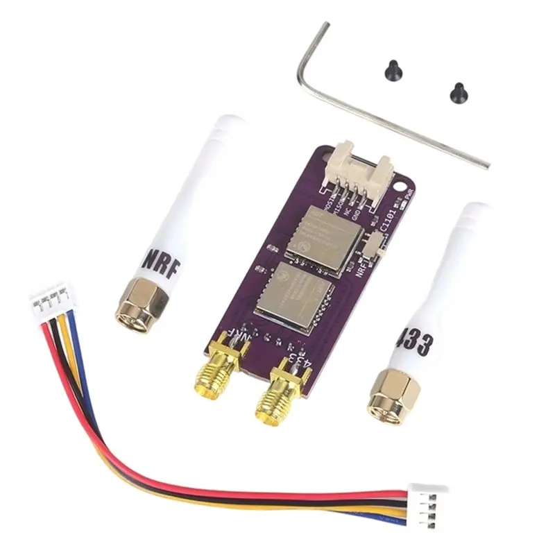 Stickc Plus2 Module CC1101 433Mhz + NRF24L01 2.4Ghz Dual-Band Expansion With Firmware Iot Development