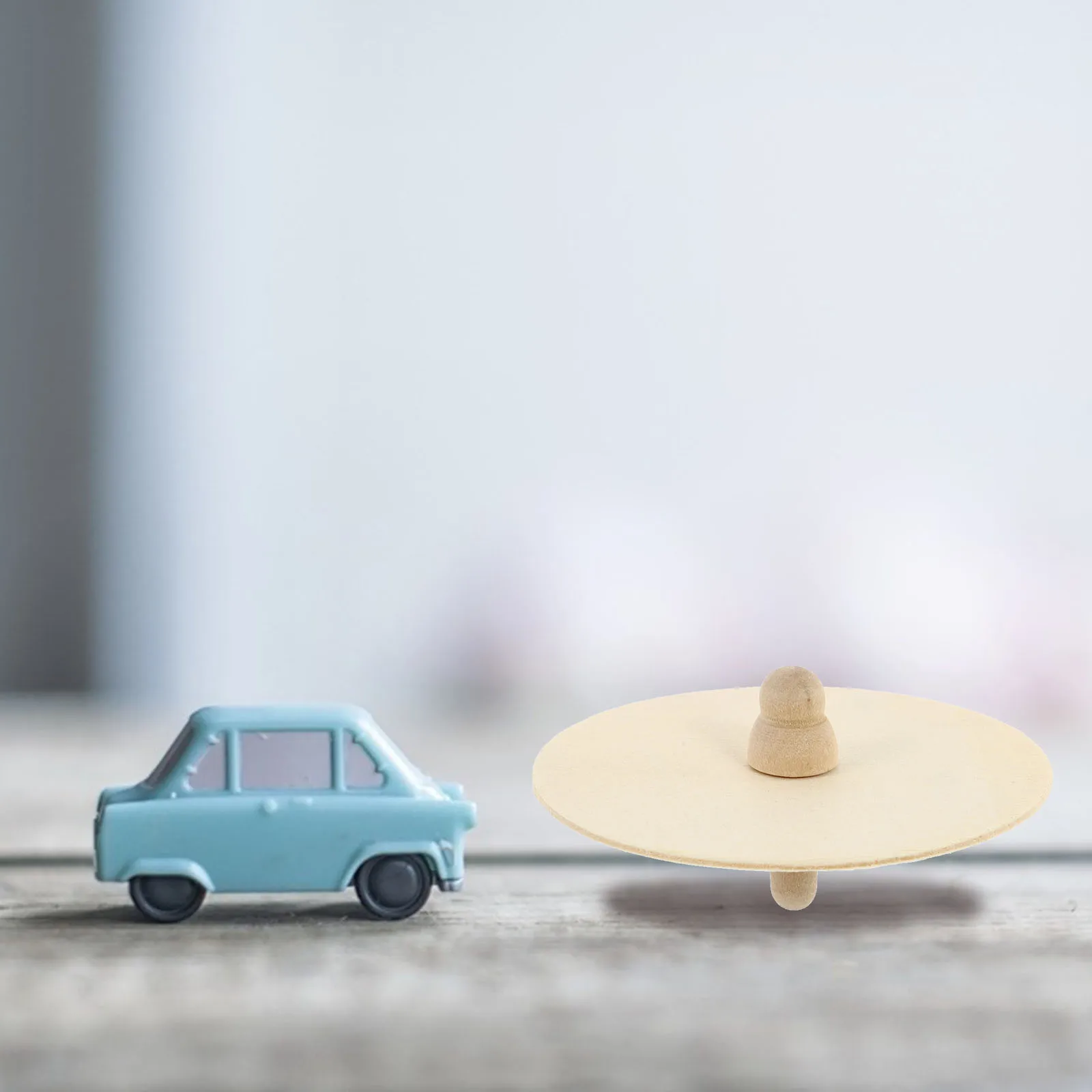 

12pcs Wooden Gyro Unfinished Diy Painting Gyroscope For Kids Handmade Rotating Tops Craft Activity Educational Game Fun