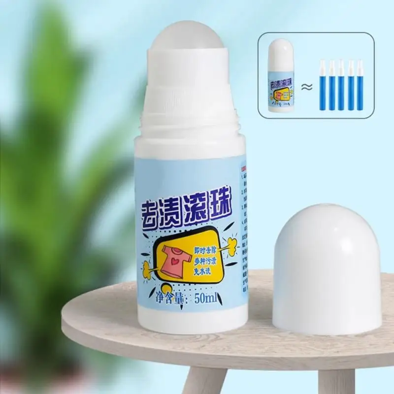 Stain Removal Roller Ball Multi-purpose Oil Stain Remover Clothes Roller-ball Cleaner Portable Decontamination Rolling