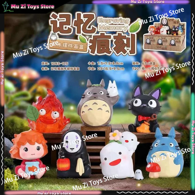 【Auf Lager】 Hayao Miyazaki Anime-Modell Memory Imprint Blind Box Klassische Figuren-Puppe Sammlerstücke Souvenirs Niedliche Trendige Spielzeuge Geschenk