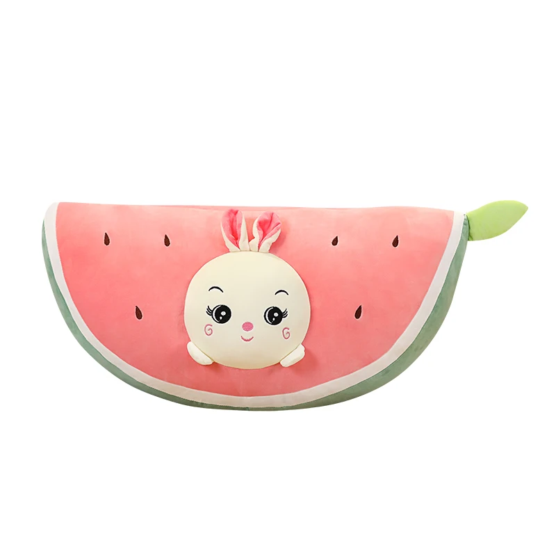 

Nice Kawwaii Watermelon Plush Toys Soft Stuffed Animals Doll Sofa Pillow Fruit Cushion Home Room Decor Baby Kids Children