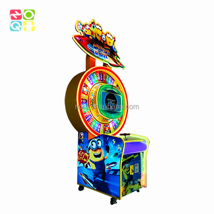 Rolling Wheel turntable ticket arcade game, rotating wheel arcade redemption ticket game machine