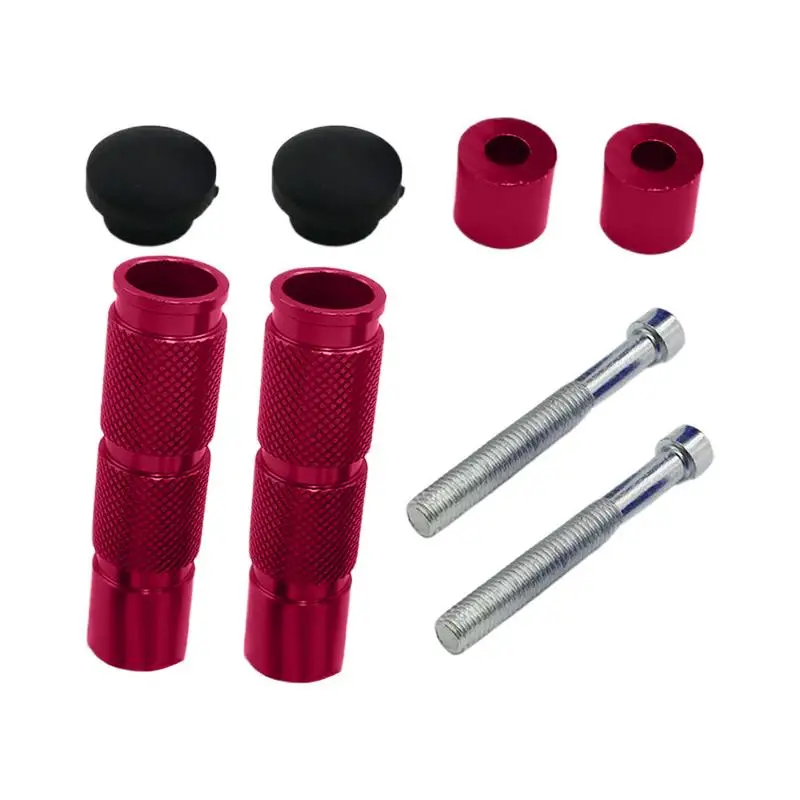 

Motorcycle Pegs Dirt Bike Passenger Pegs Aluminum Alloy Replacement Parts Pedals For Dirt Bike Gravel Road Cycling Scooter