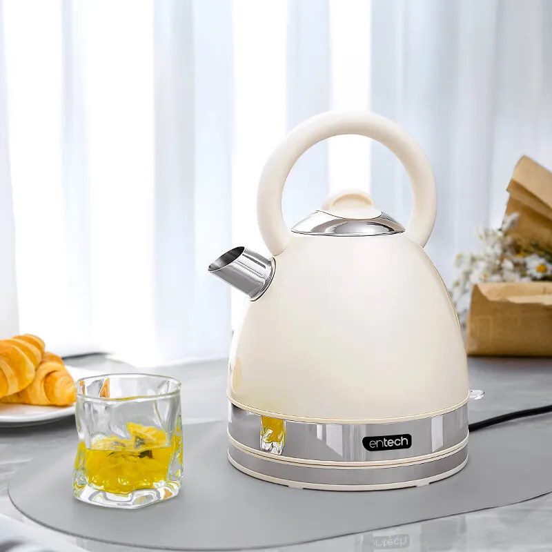 Stylish and Efficient Electric Kettle with Auto Shut-off and Anti-scald Handle 220V