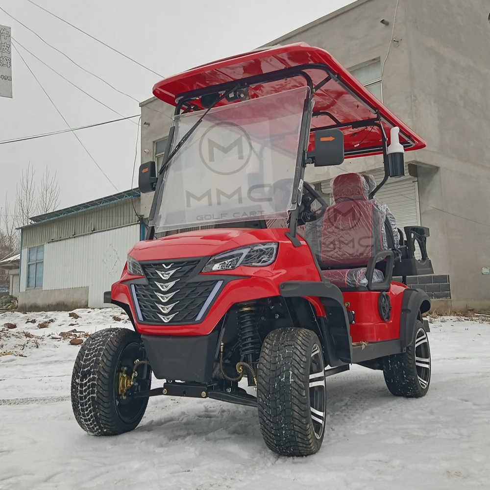 

New Sightseeing Bus Club Off Road Golf Buggy 4 Person 72v Lithium Battery Electric Lifted Golf Cart