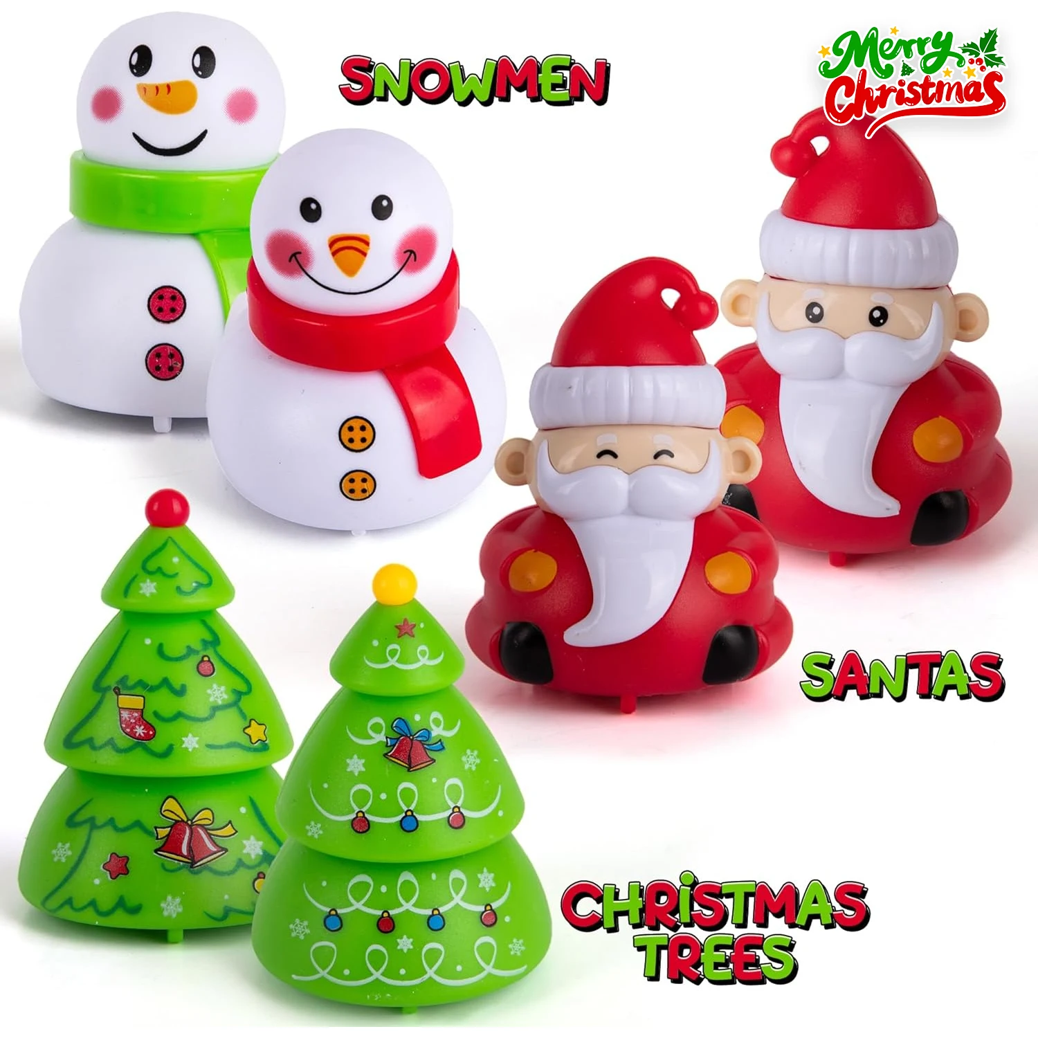 

Mini Christmas Pull Back Cars for Kids Holiday Toys Set with Fun Reverse Action Great for Xmas Party Favors and Gifts