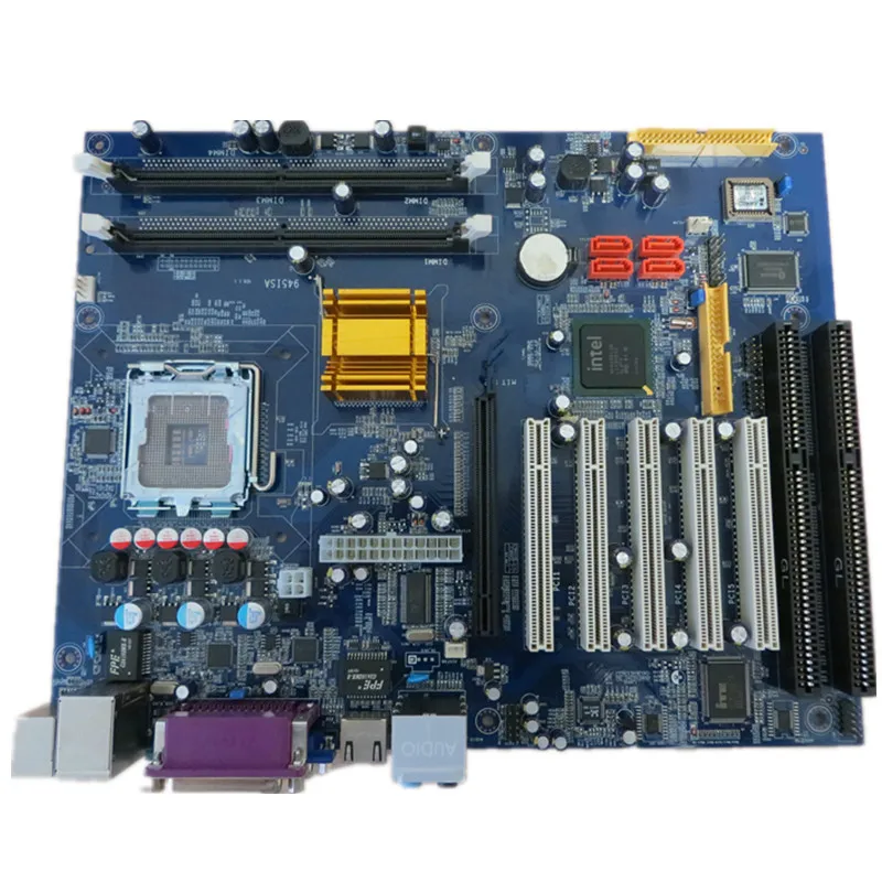 مقبس جديد 775 Pentium D 945G ATX اللوحة الأم 2 * ISA 5 * PCI 2 * COM 4 DDR2 SATA للتحكم الصناعي باستخدام الحاسب الآلي #4