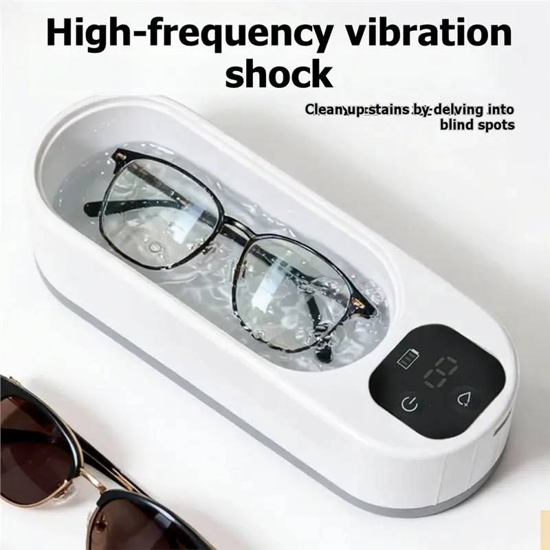 [NEW!A67Z】 High-Frequency Glasses Cleaner - 1Pc Wireless Multi-Purpose Cleaning Machine For Eyewear & Accessories
