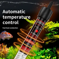 110v-220v Adjustable Temperature Thermostat Heater Rod 25W 50W 100W 200W 300W Submersible Aquarium Fish Tank Water Heat