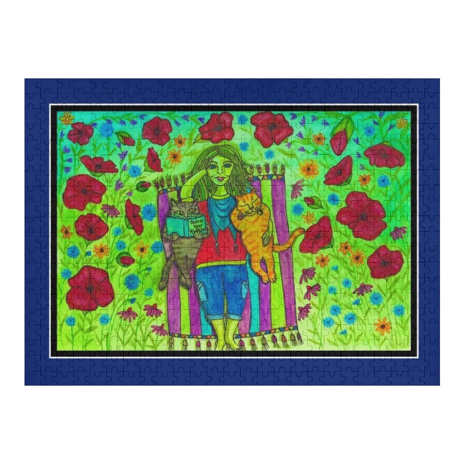 

Пазл Time With Cats на заказ, подарок ребенку, пазл на заказ