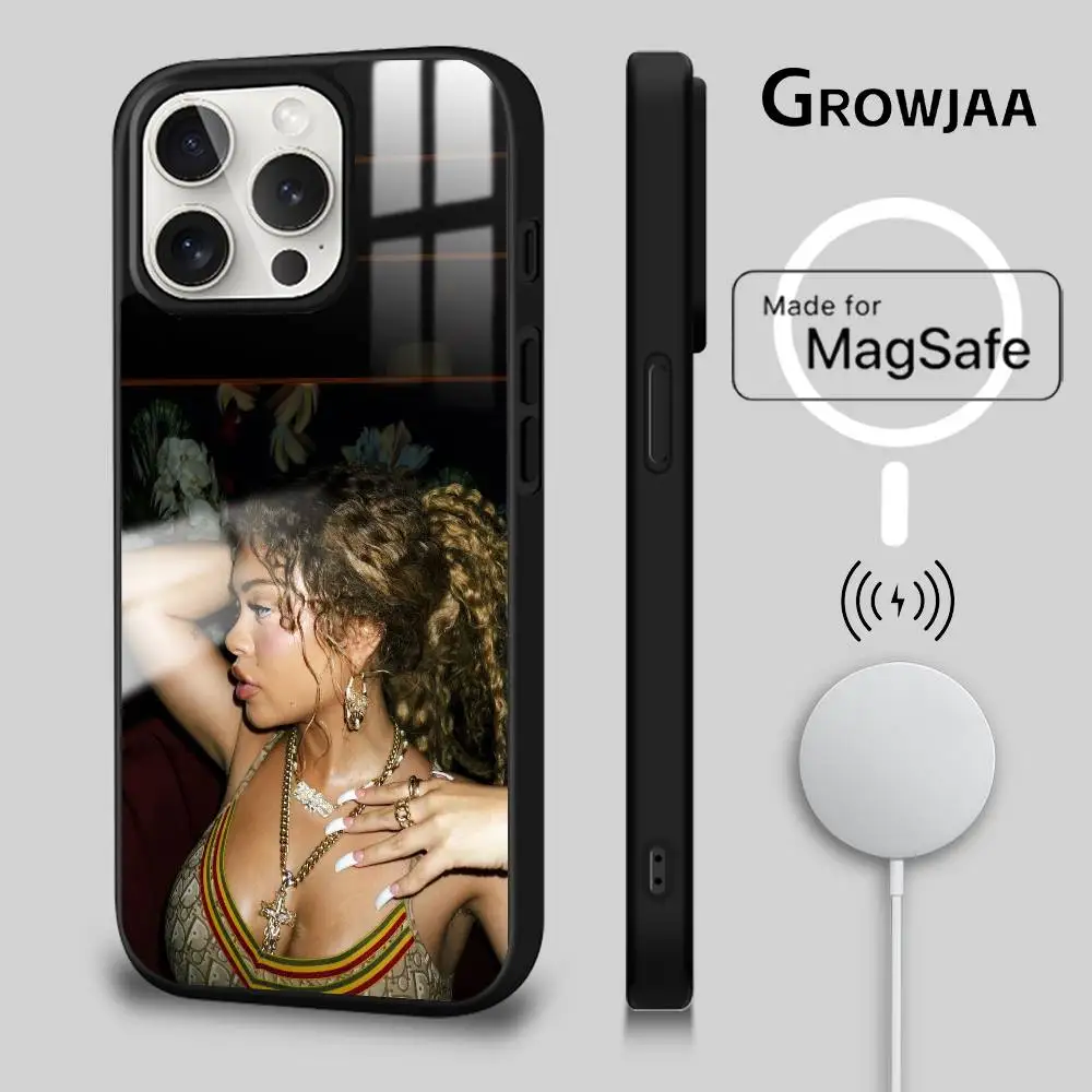 L-Lattos Singer حافظة هاتف عصرية لهاتف آيفون 17 16 15 14 13 12 11 Pro Max Plus Mini Magsafe مرآة لاسلكية مغناطيسية Funda