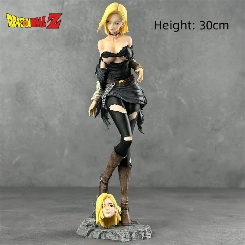 

30cm Dragon Ball Z Figures Android 18 Anime Figure Doll Action PVC Toys Collection Hero Belief X Hunter Fan Decor Children Gifts