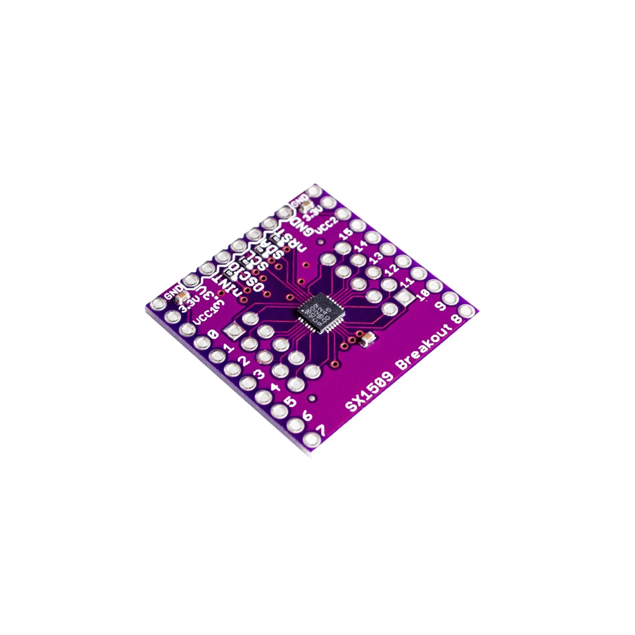 

SX1509 16 channel I/O output module and keyboard GPIO voltage level LED driver