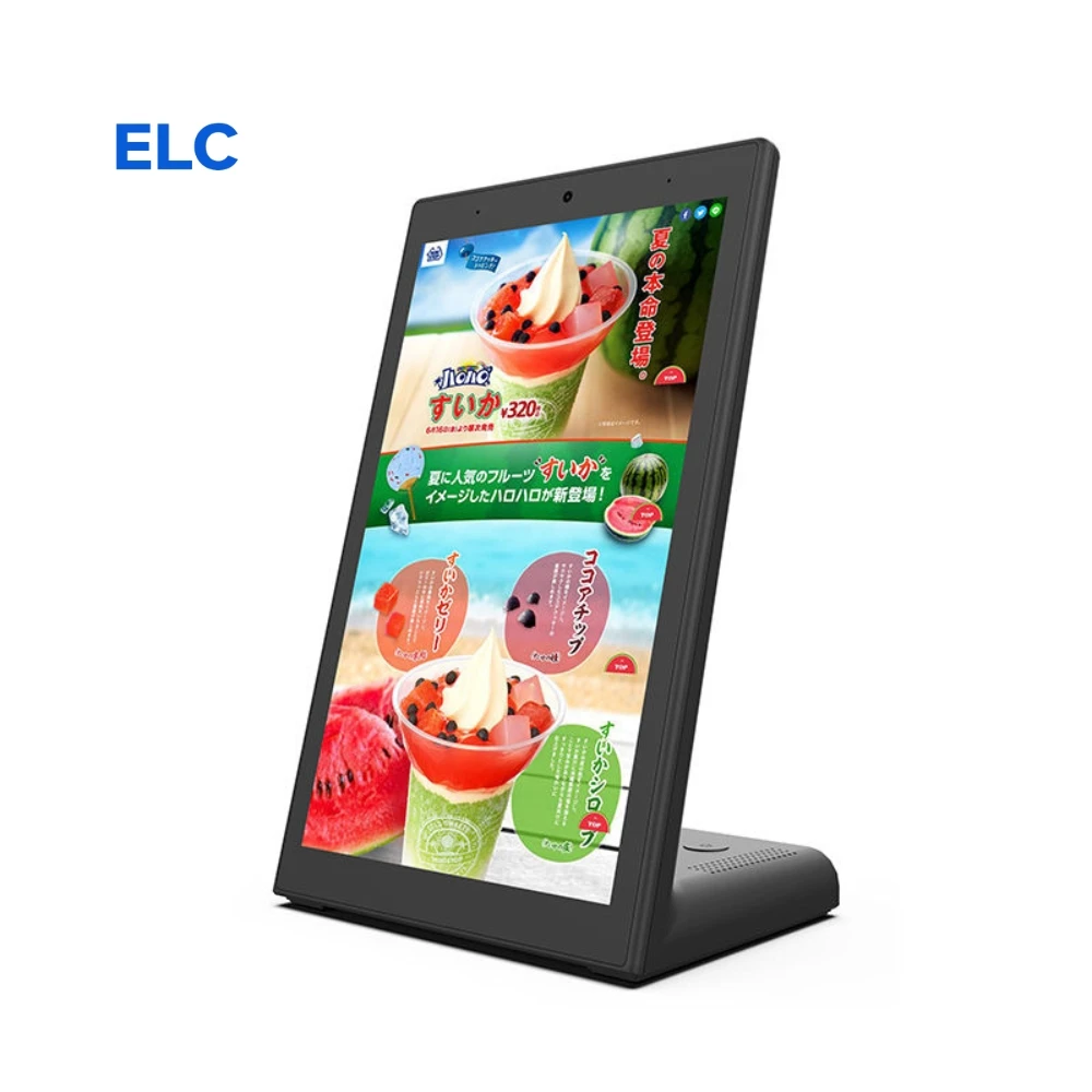 10.1 Inch LCD Advertisement Media Player Tablet PC RK3128 L- Shaped Digital Signage