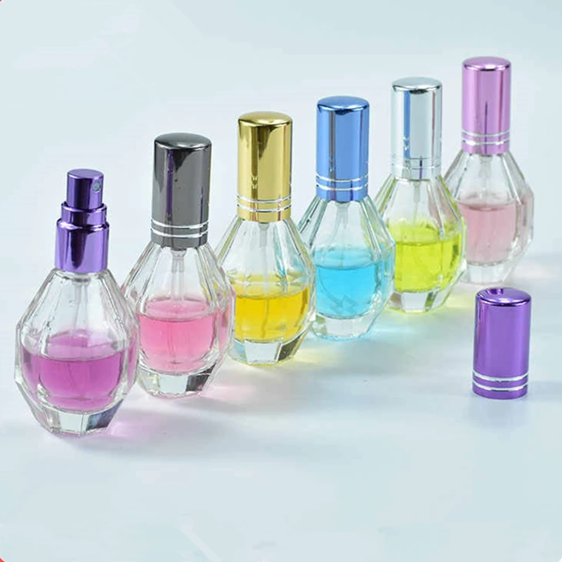 100Pcs 15ml Glass Perfume Bottle Atomizer Empty Spray Bottle Fine Mist Spray Bottle Empty Cosmetic Containers