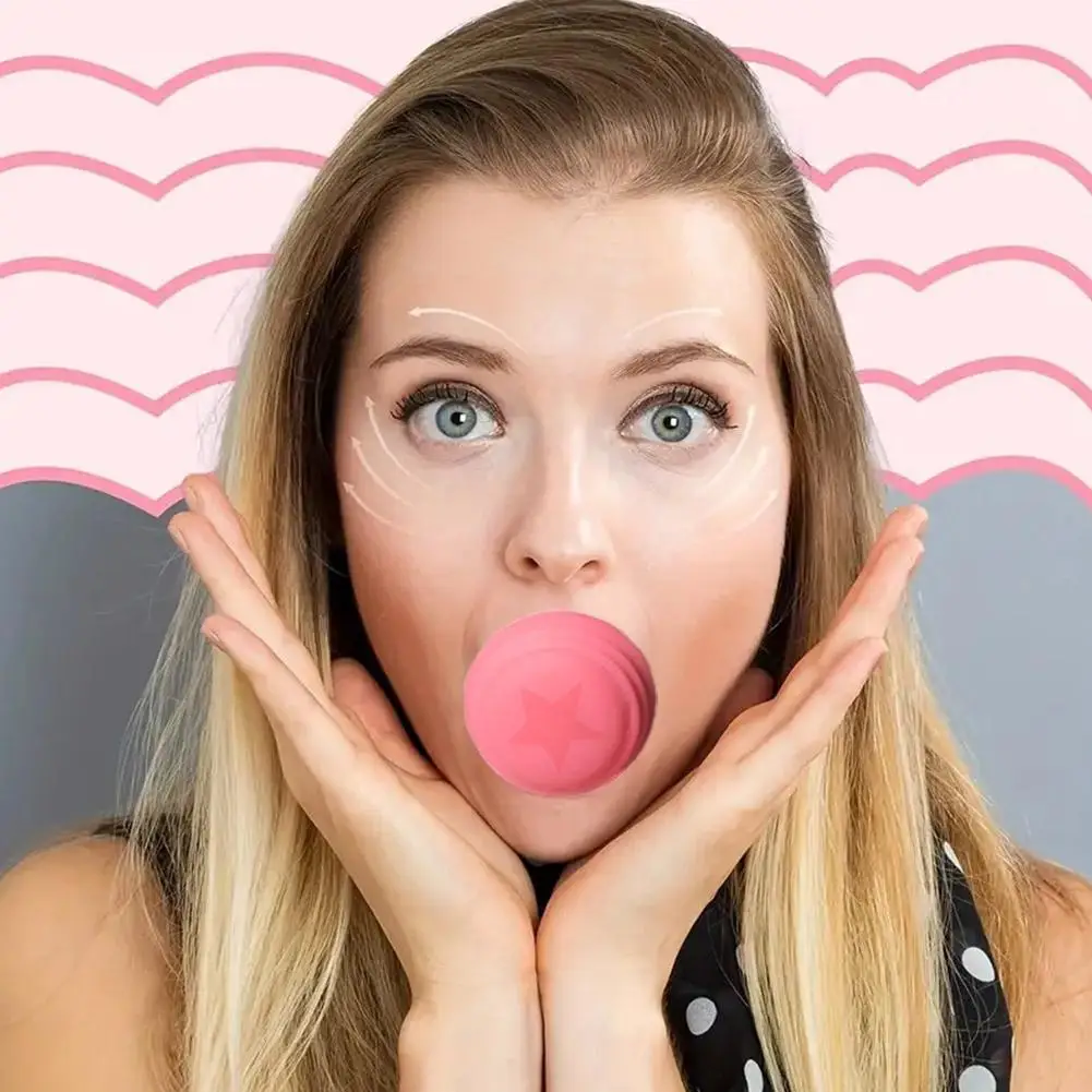 เครื่องบริหารกล้ามเนื้อใบหน้า คาง และลำคอ สำหรับผู้หญิง น่ารัก พกพาสะดวก ช่วยยกกระชับผิวหน้าให้เรียบเนียน กระชับผิว ลดเหนียง รูปหน้าวี รุ่น I8A7